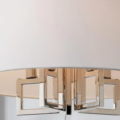 Greek Key Convertible Ceiling Light