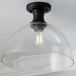 Gwynn Isle Dome Semi-Flush Ceiling Light - Large