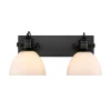 Gwynn Isle Dome Vanity Light - 2 light