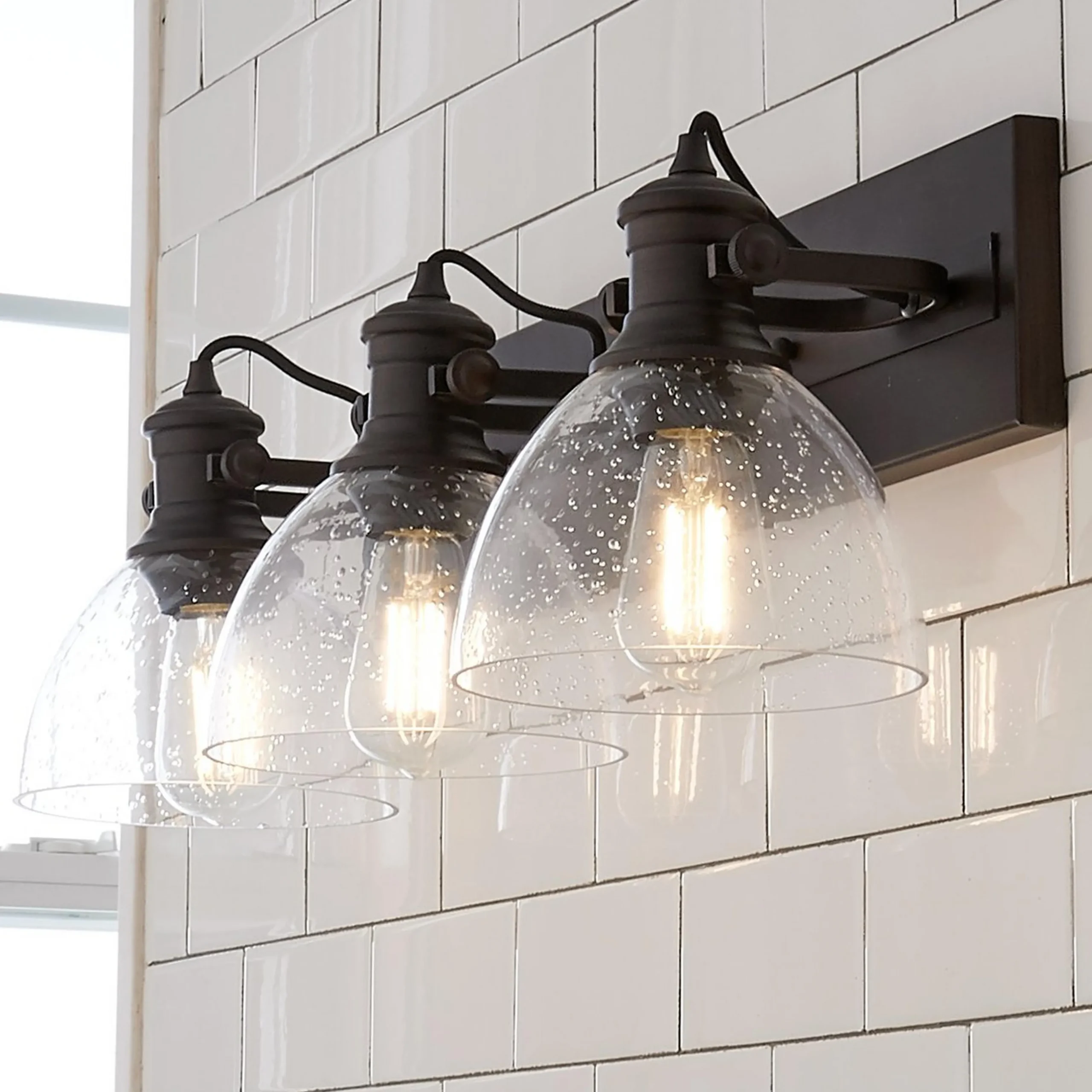 Gwynn Isle Dome Vanity Light - 3 light