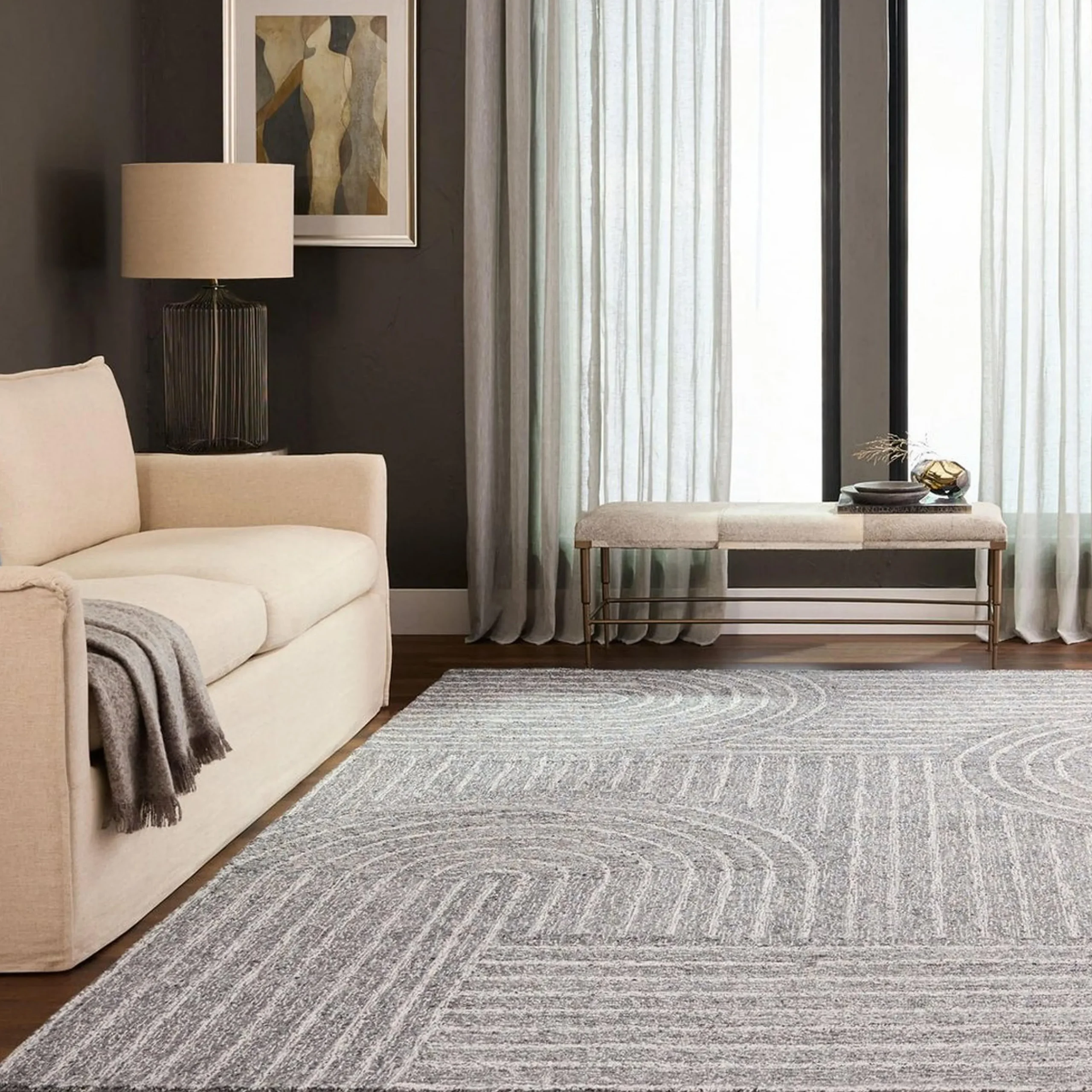 Hagueman Hand-Hooked Indoor / Outdoor Rug