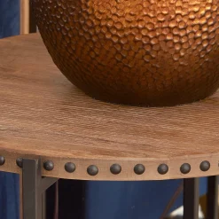 Hammered Copper Table Lamp