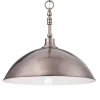Hammered Metal Pendant Light - Large
