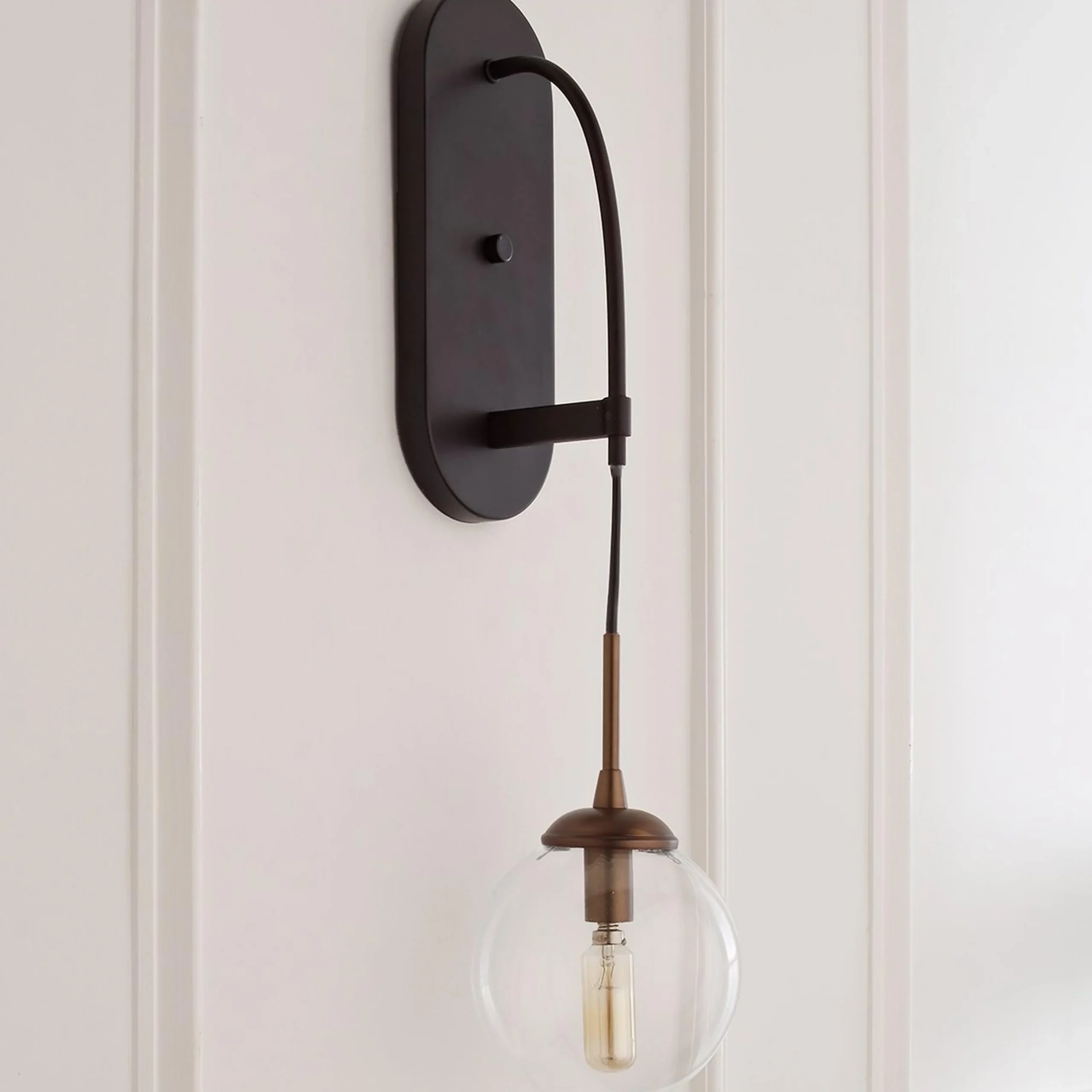 Hanging Globe Sconce