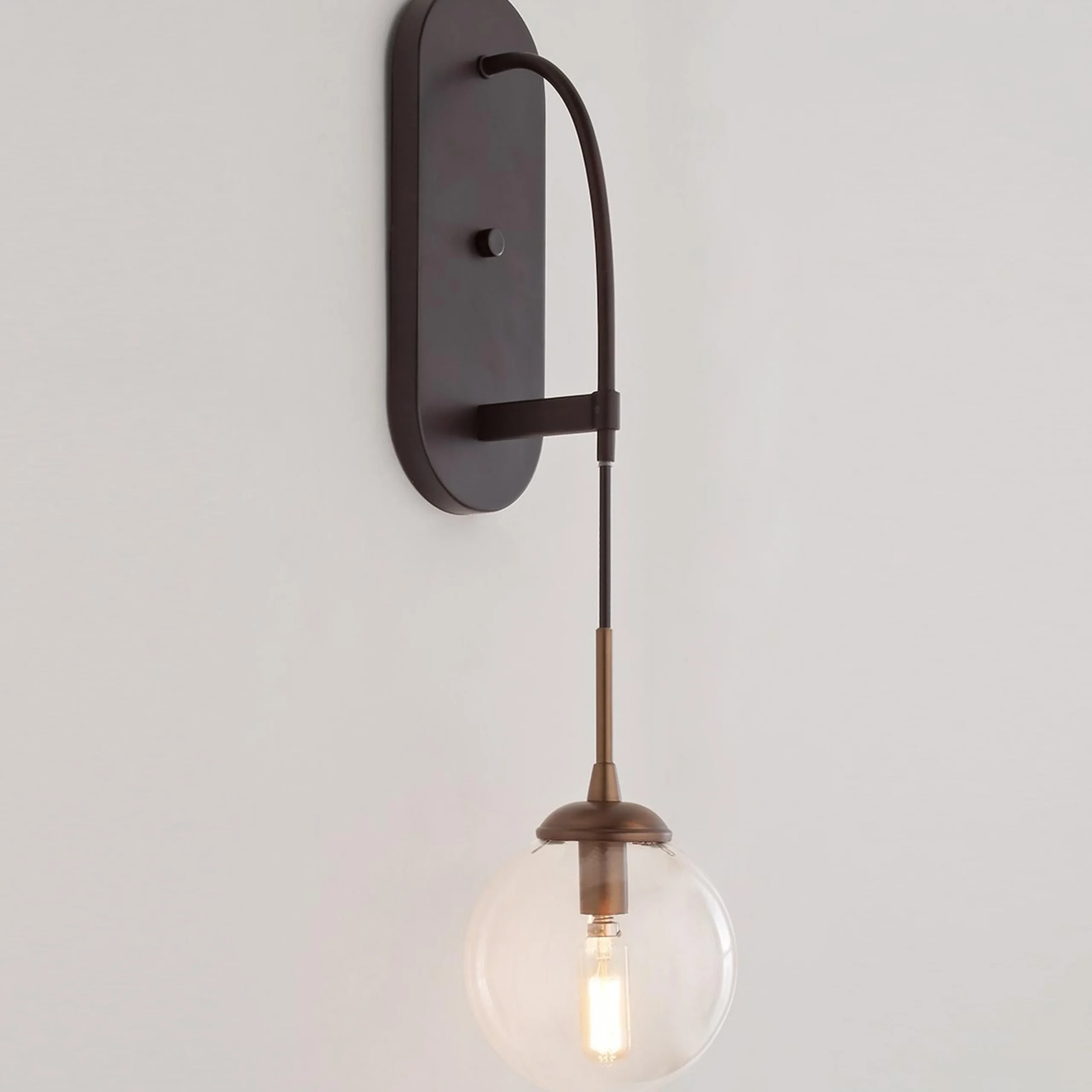 Hanging Globe Sconce