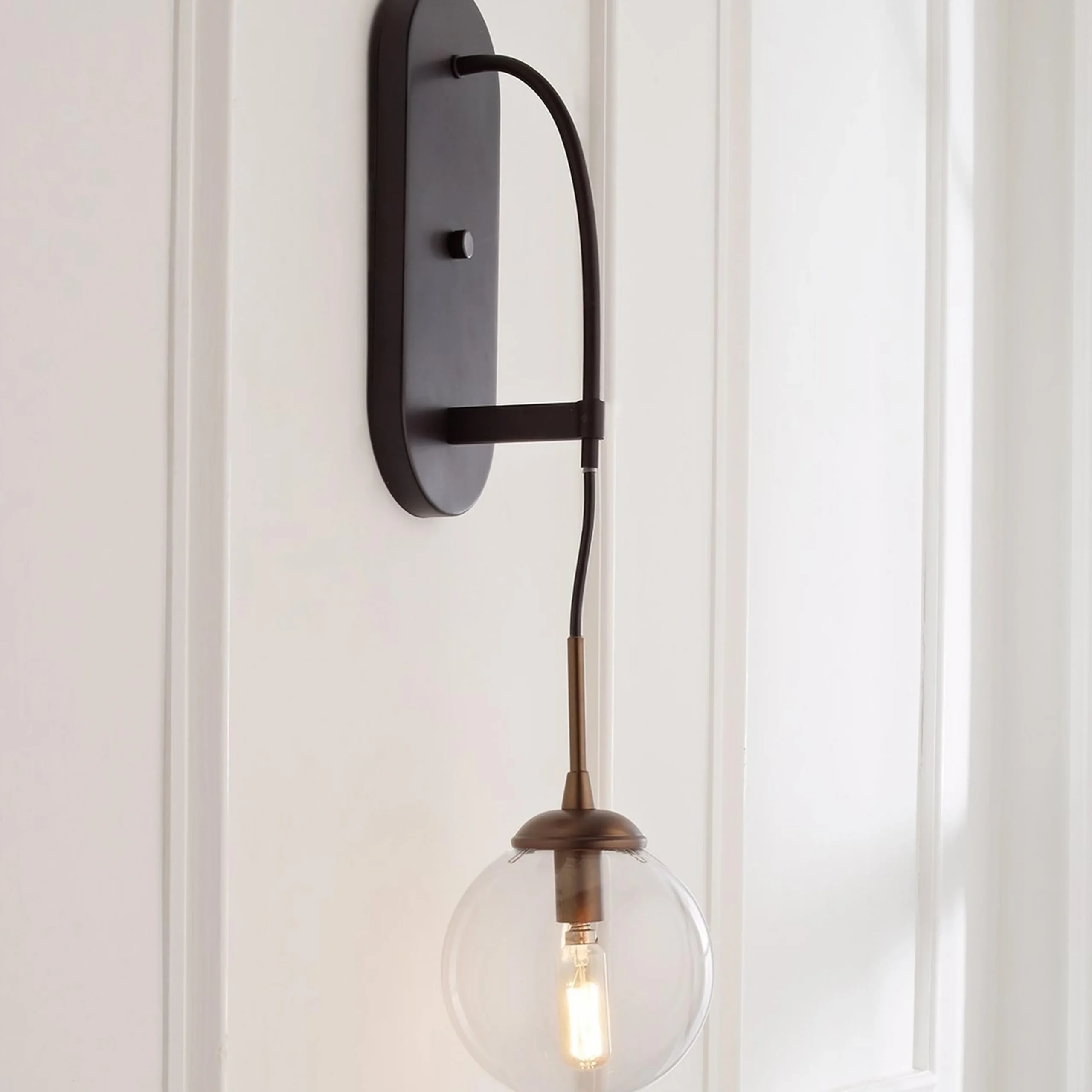 Hanging Globe Sconce