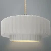 Harmonia Ceramic Pendant - Large - Bisque