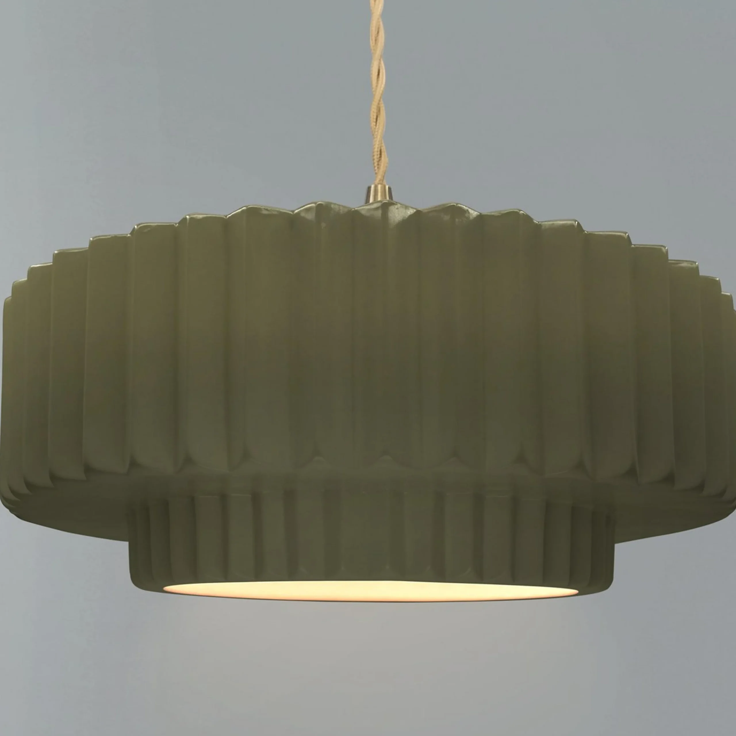 Harmonia Ceramic Pendant - Large - Matte