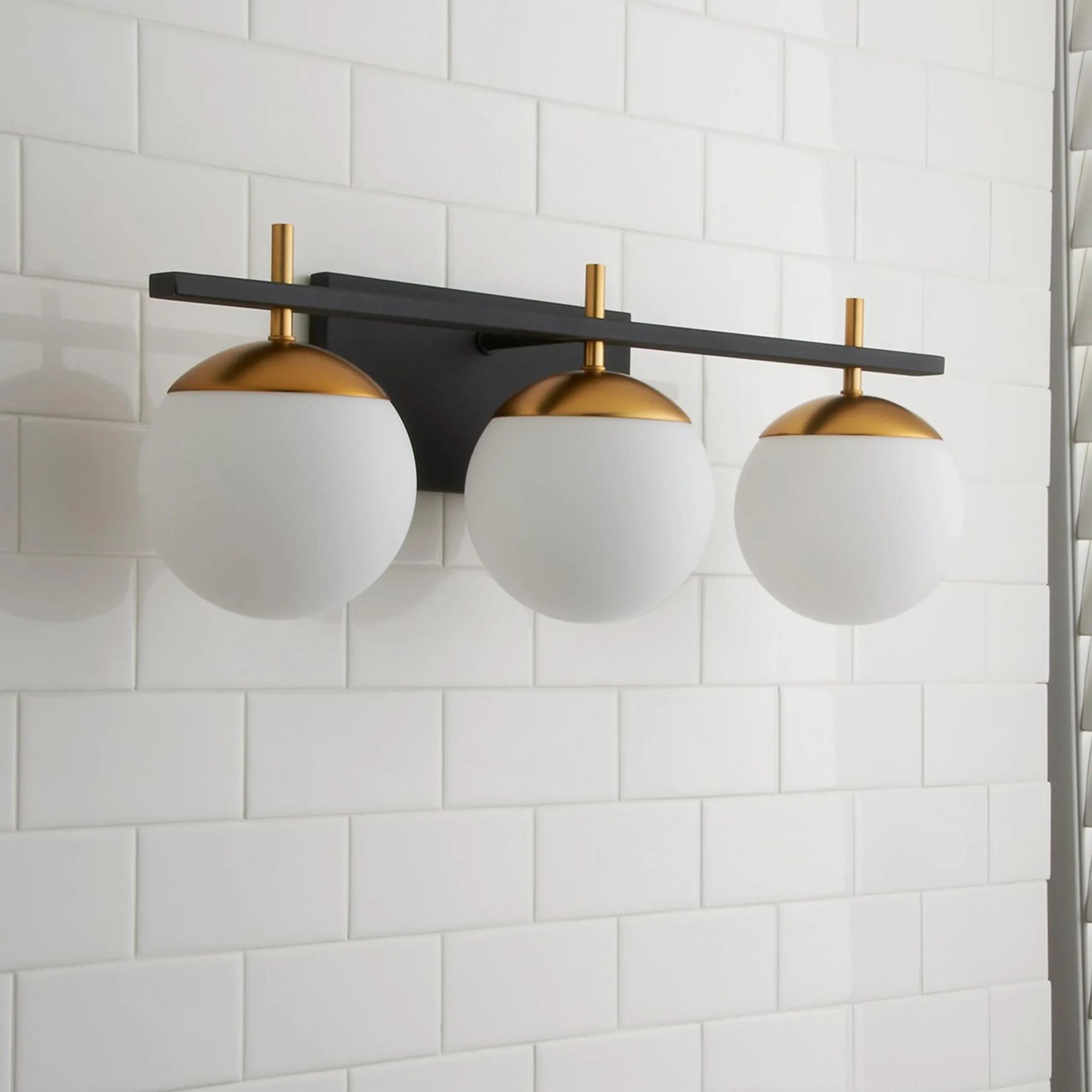 Harmony Globes Vanity Light - 3 light