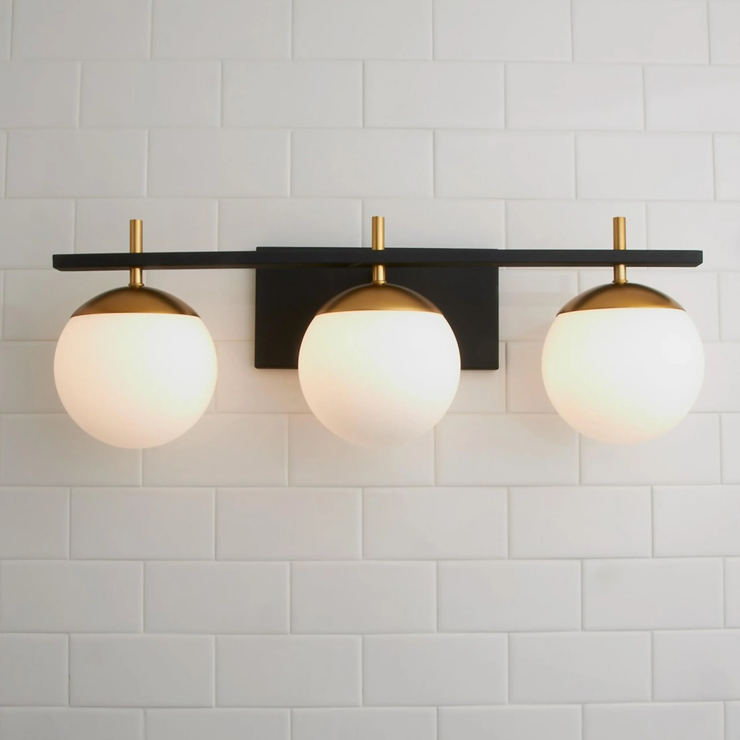 Harmony Globes Vanity Light - 3 light