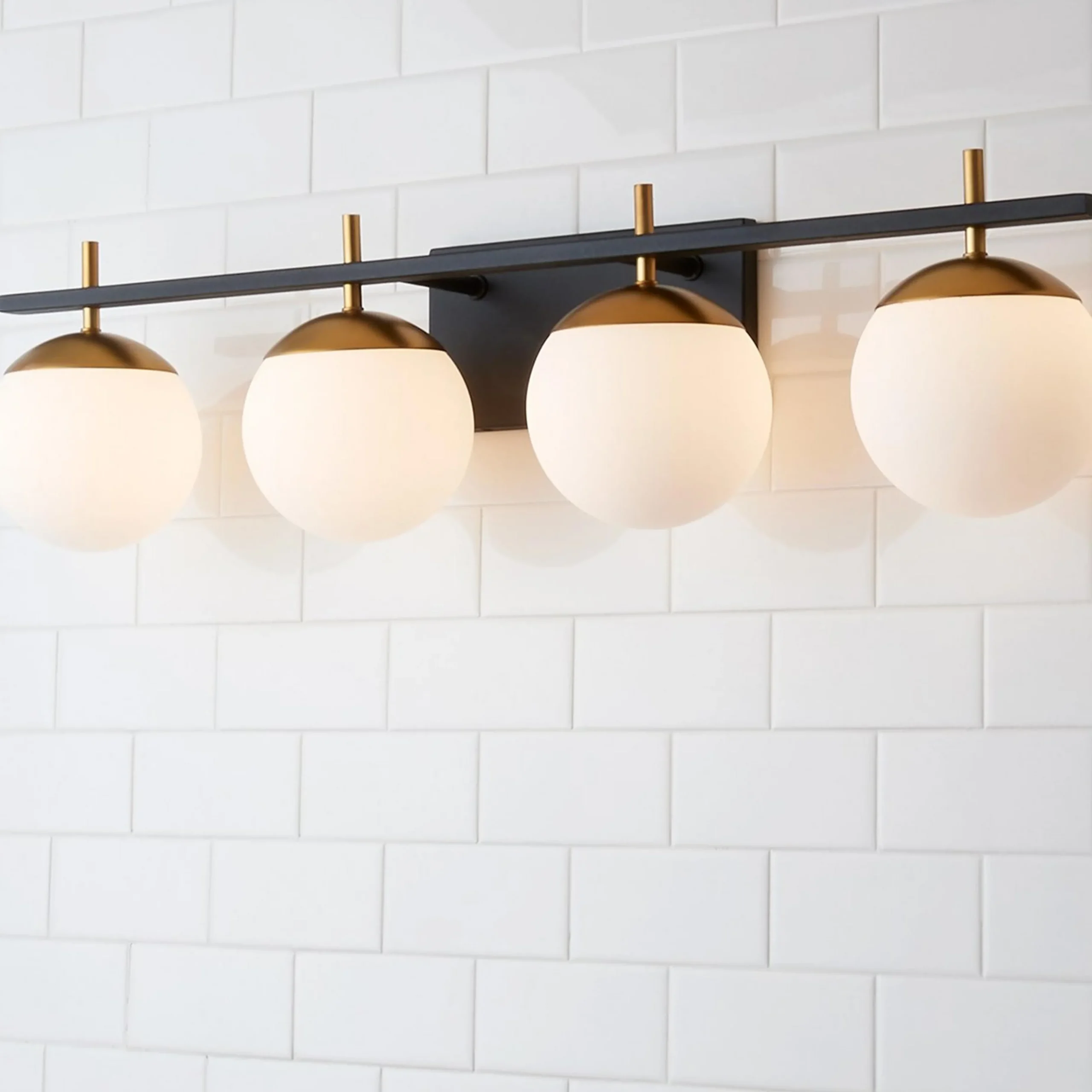 Harmony Globes Vanity Light - 4 light