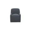 Hecuba Rolling Dining Chair - Fabric
