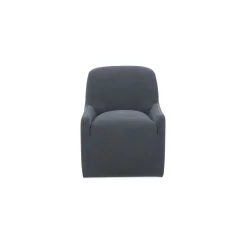 Hecuba Rolling Dining Chair - Fabric