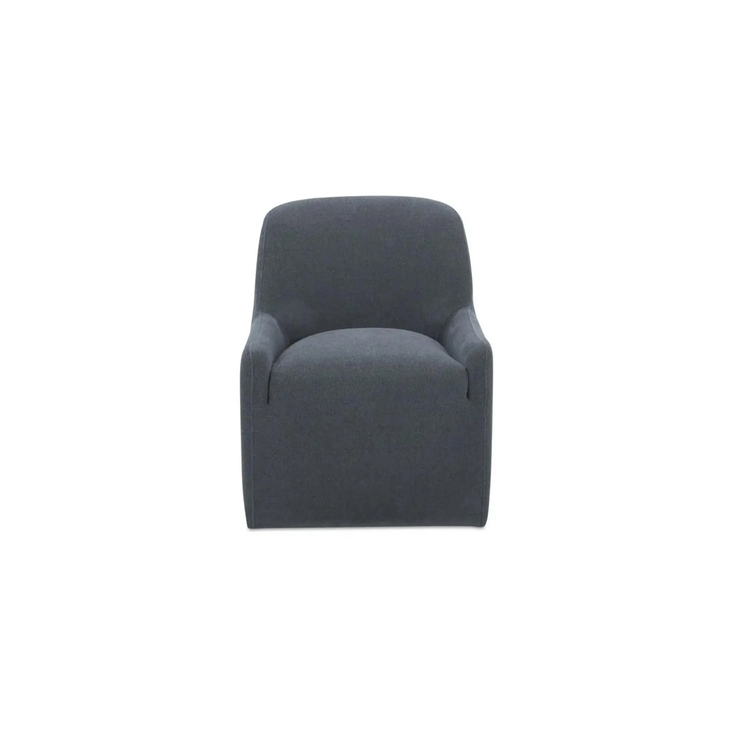 Hecuba Rolling Dining Chair - Fabric