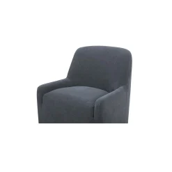 Hecuba Rolling Dining Chair - Fabric