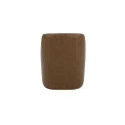 Hecuba Rolling Dining Chair - Leather