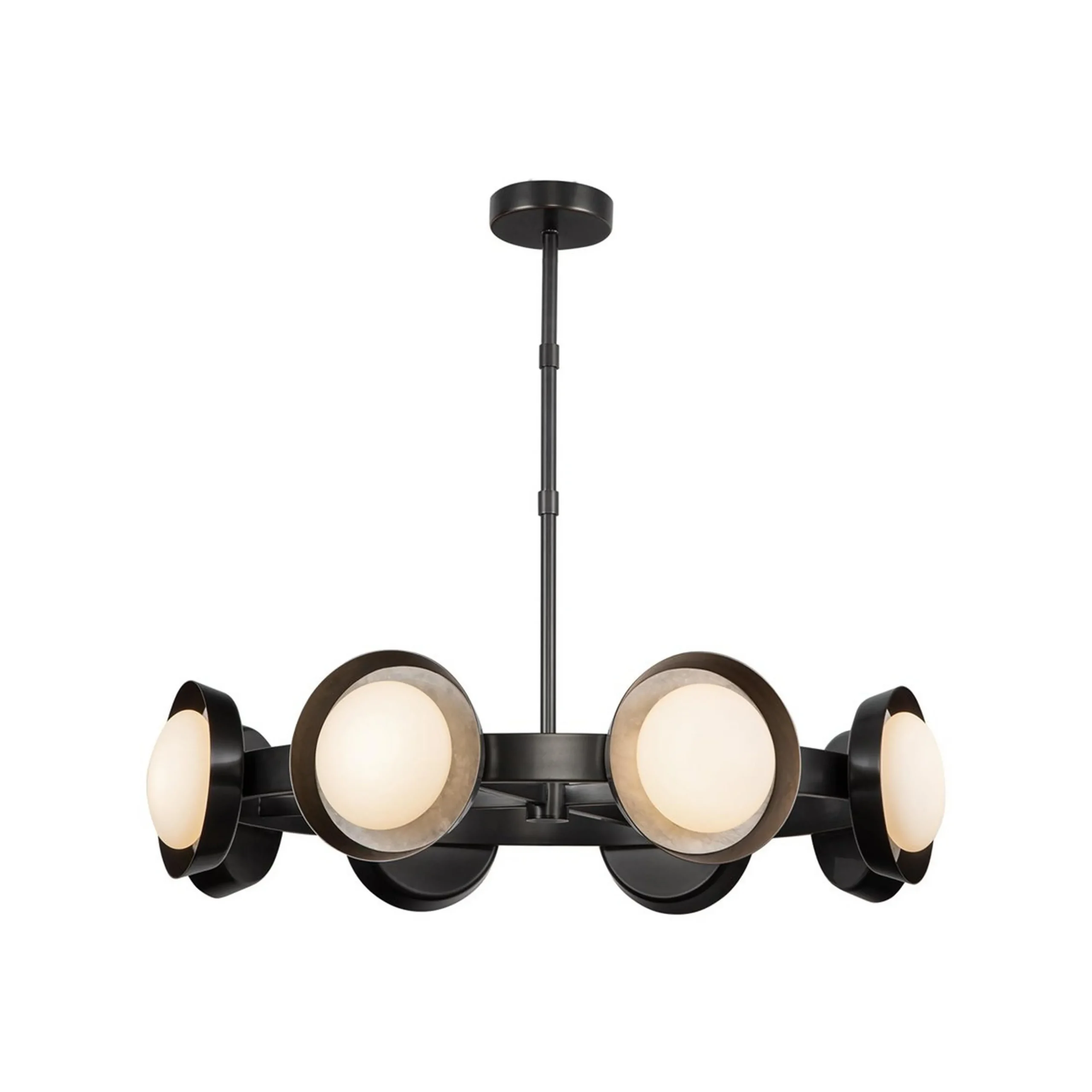 Helenka LED Chandelier - Metal Shades