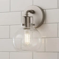 Hinley Seeded Glass Sconce