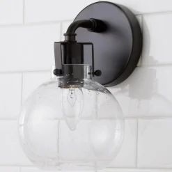 Hinley Seeded Glass Sconce