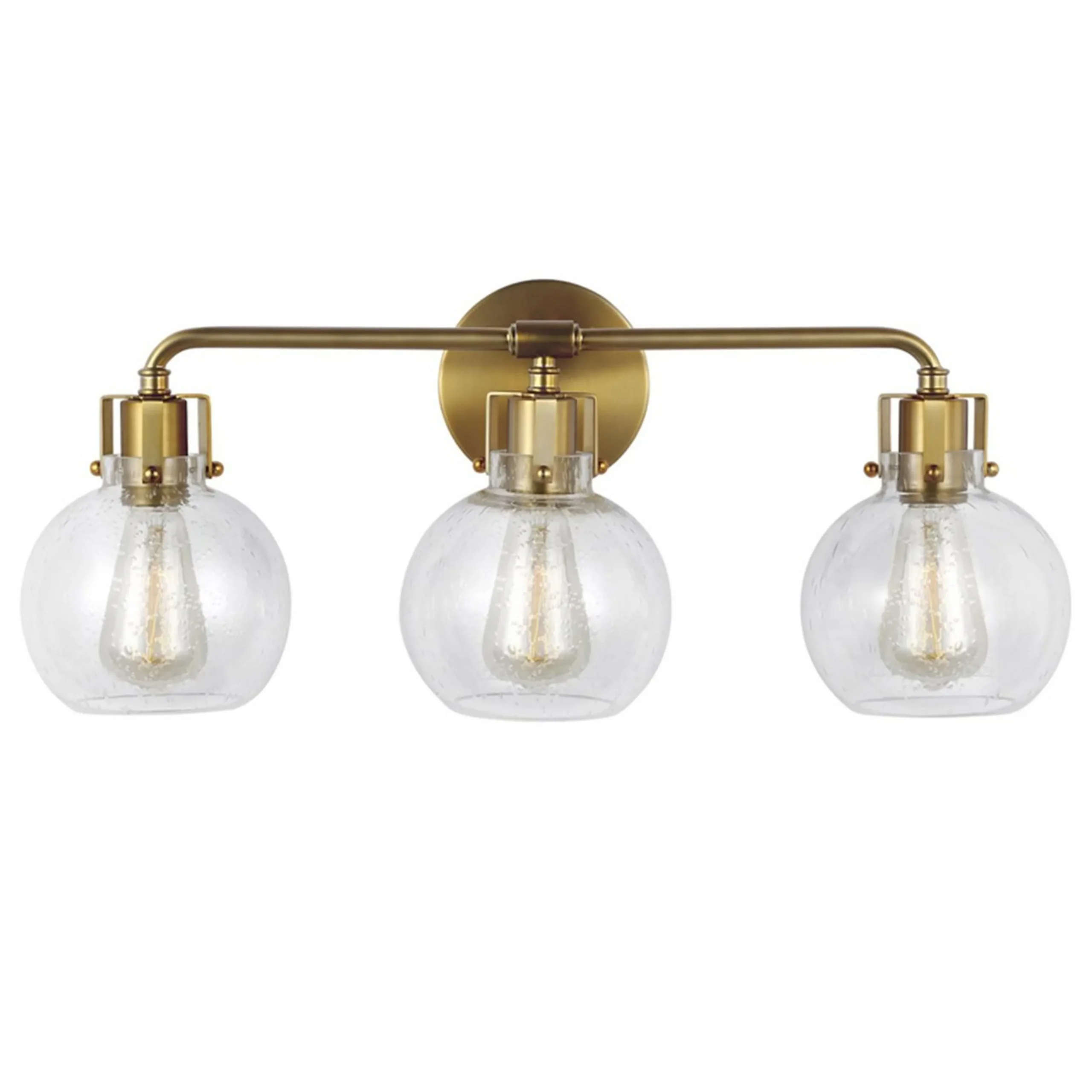 Hinley Seeded Glass Vanity Light - 3 Light