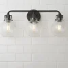 Hinley Seeded Glass Vanity Light - 3 Light