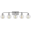 Hinley Seeded Glass Vanity Light - 5 Light
