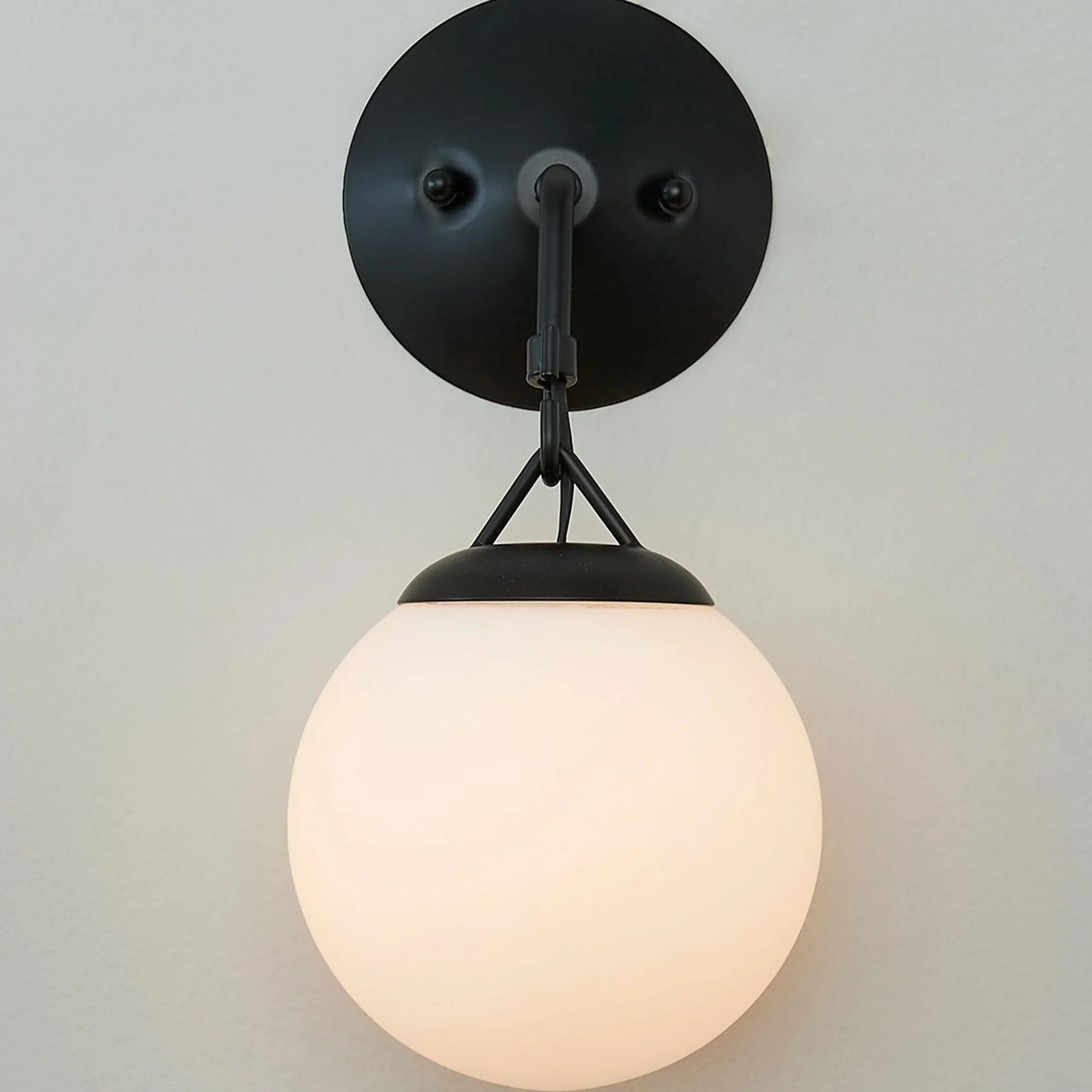 Hooked Globe Sconce