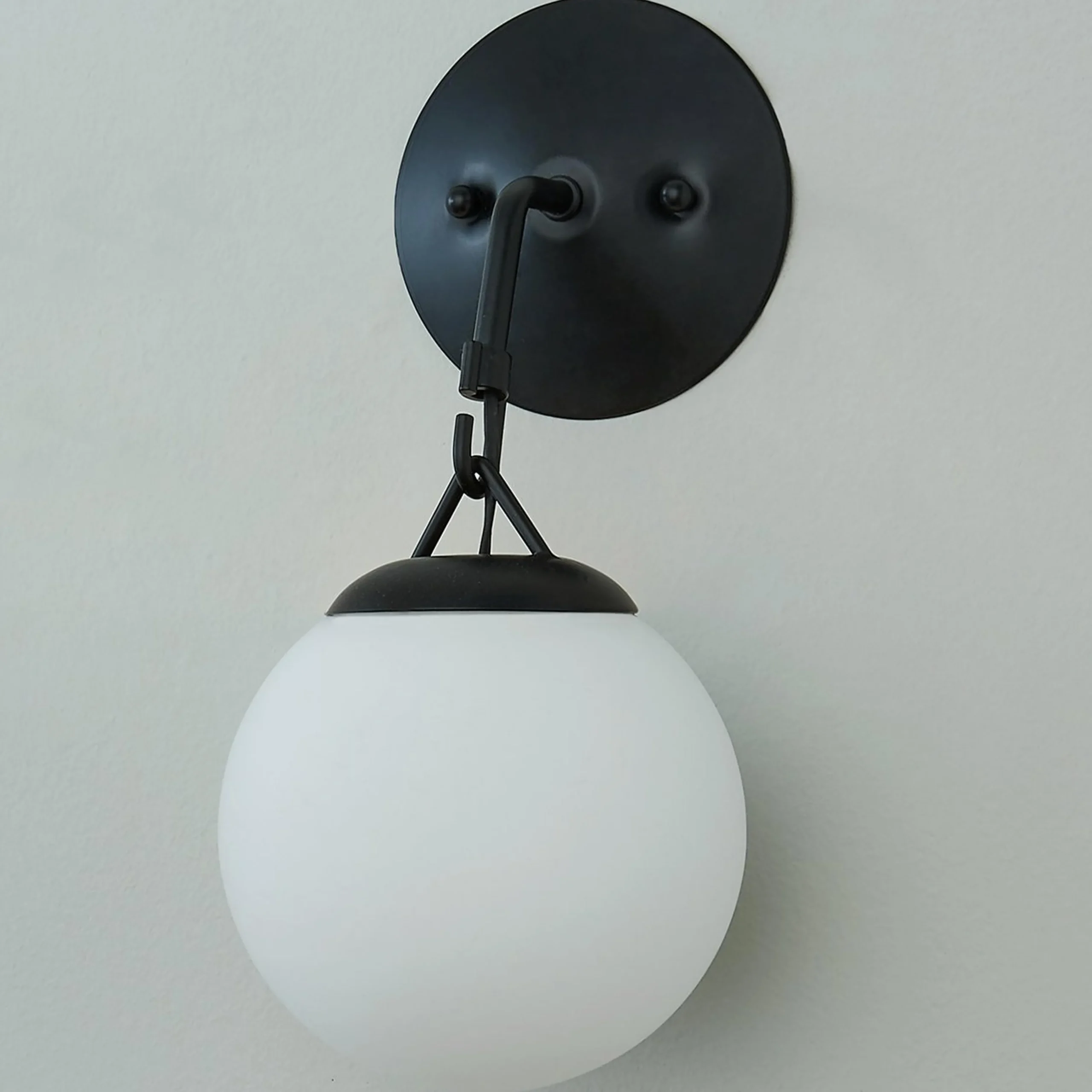 Hooked Globe Sconce
