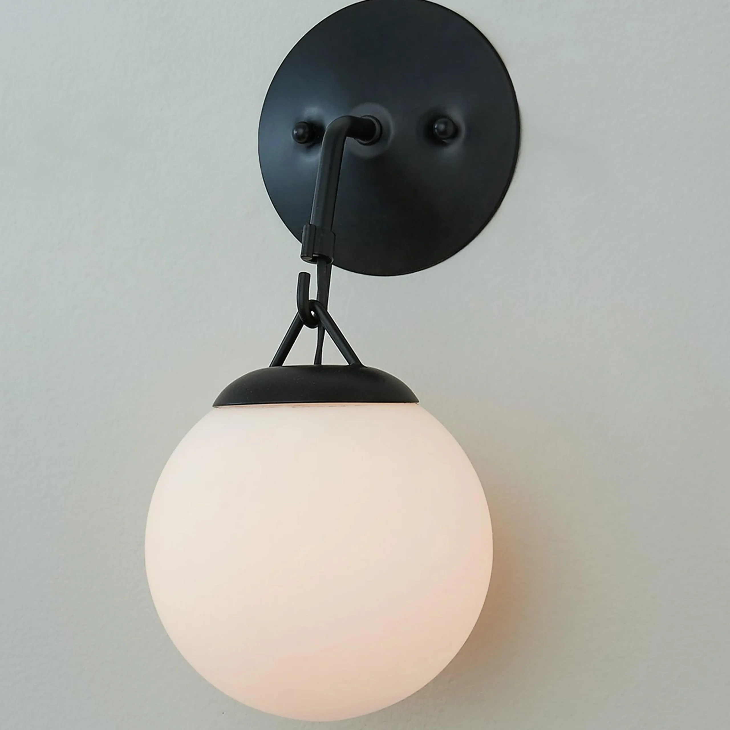 Hooked Globe Sconce