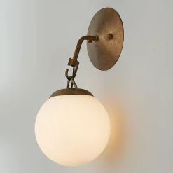 Hooked Globe Sconce