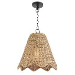 Hopewell Woven Indoor/Outdoor Pendant - Small