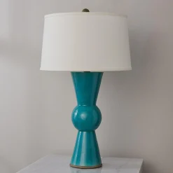 Hourglass Ceramic Table Lamp