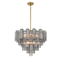 Imondo Chandelier - 12 Light - Smoke