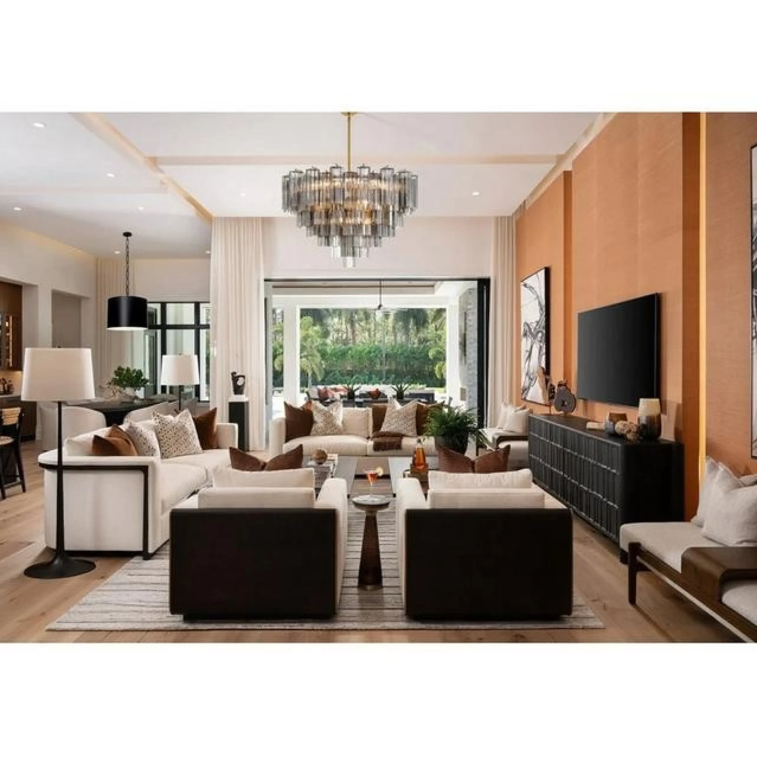 Imondo Chandelier - 16 Light - Smoke