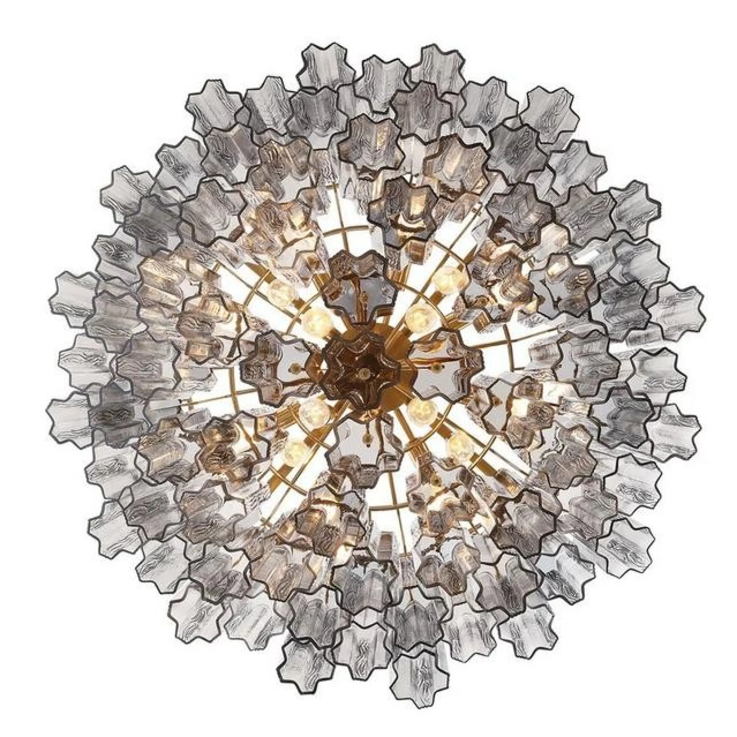 Imondo Chandelier - 16 Light - Smoke