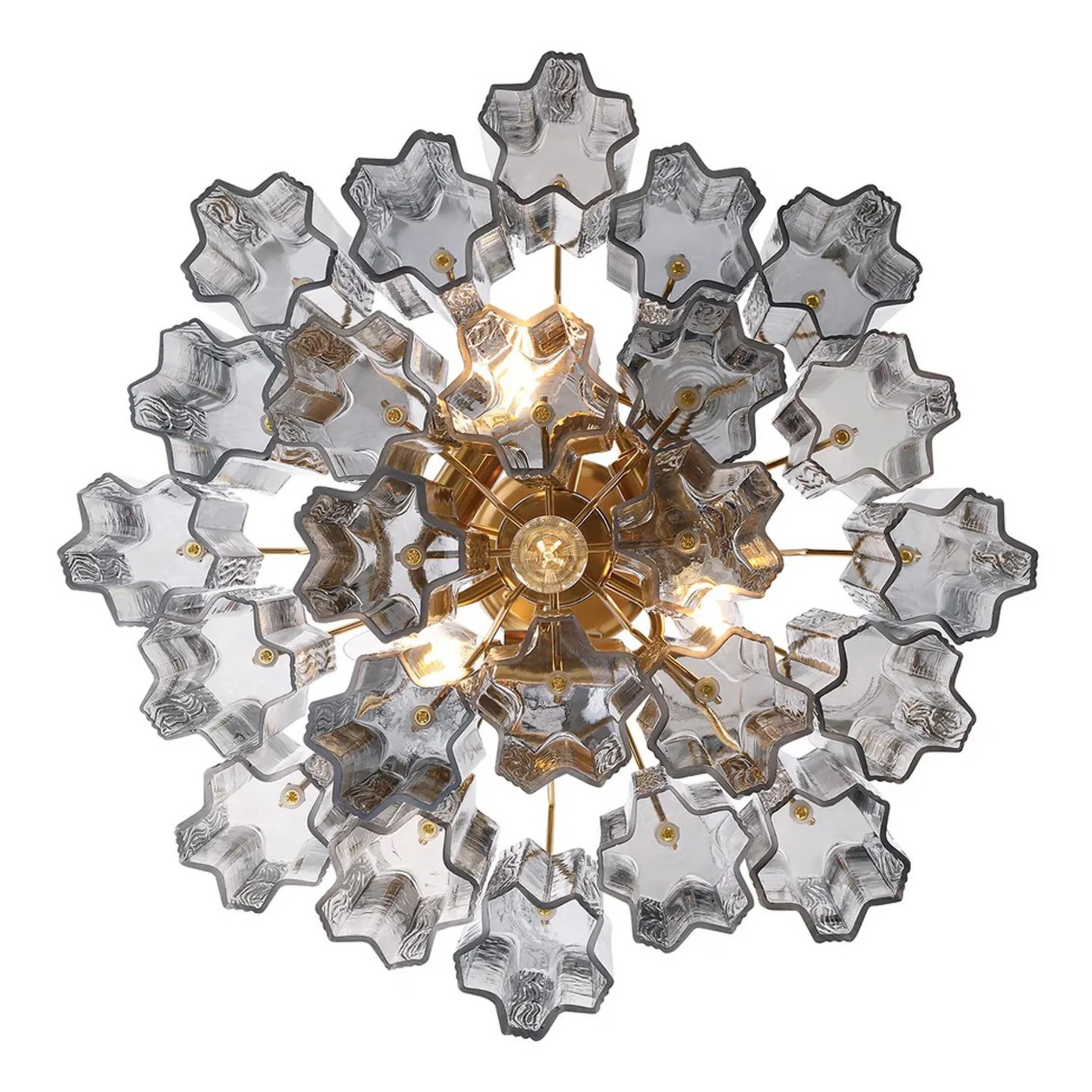 Imondo Chandelier - 4 Light - Smoke
