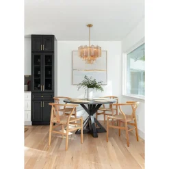 Imondo Chandelier - 6 Light - Amber