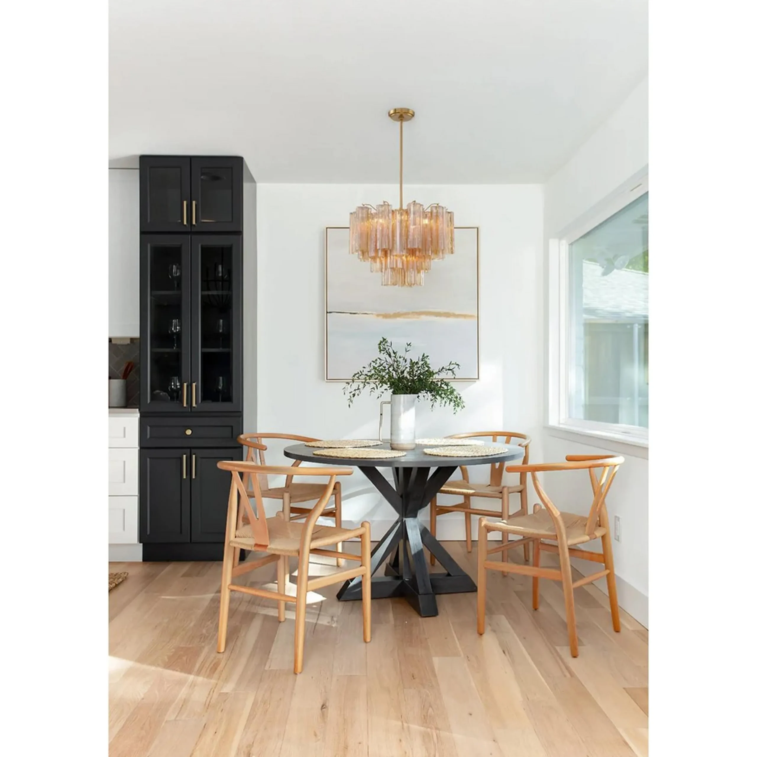 Imondo Chandelier - 6 Light - Amber