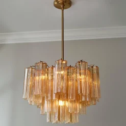 Imondo Chandelier - 6 Light - Amber