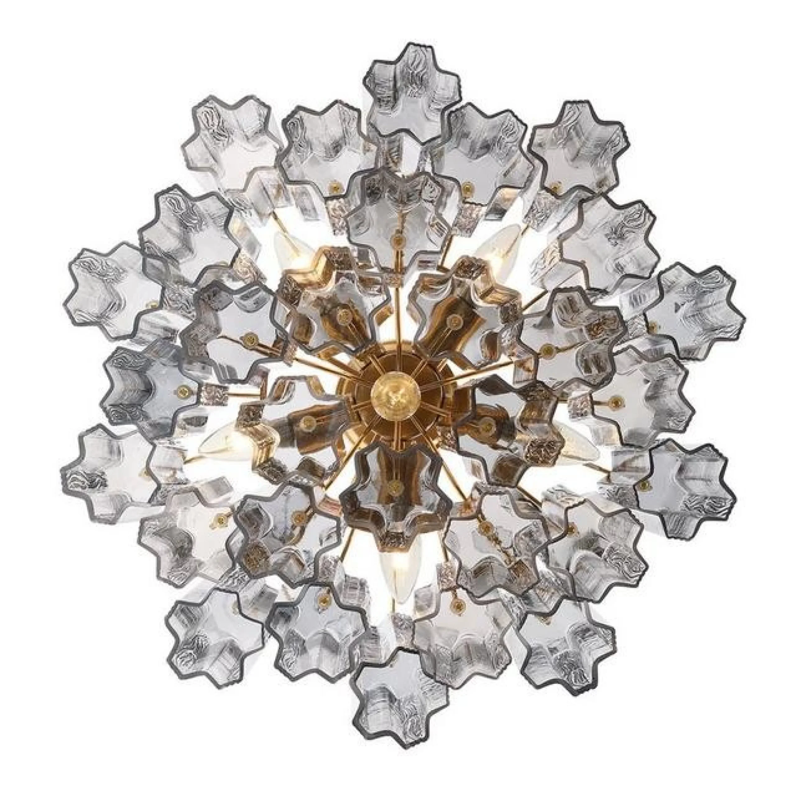 Imondo Chandelier - 6 Light - Smoke