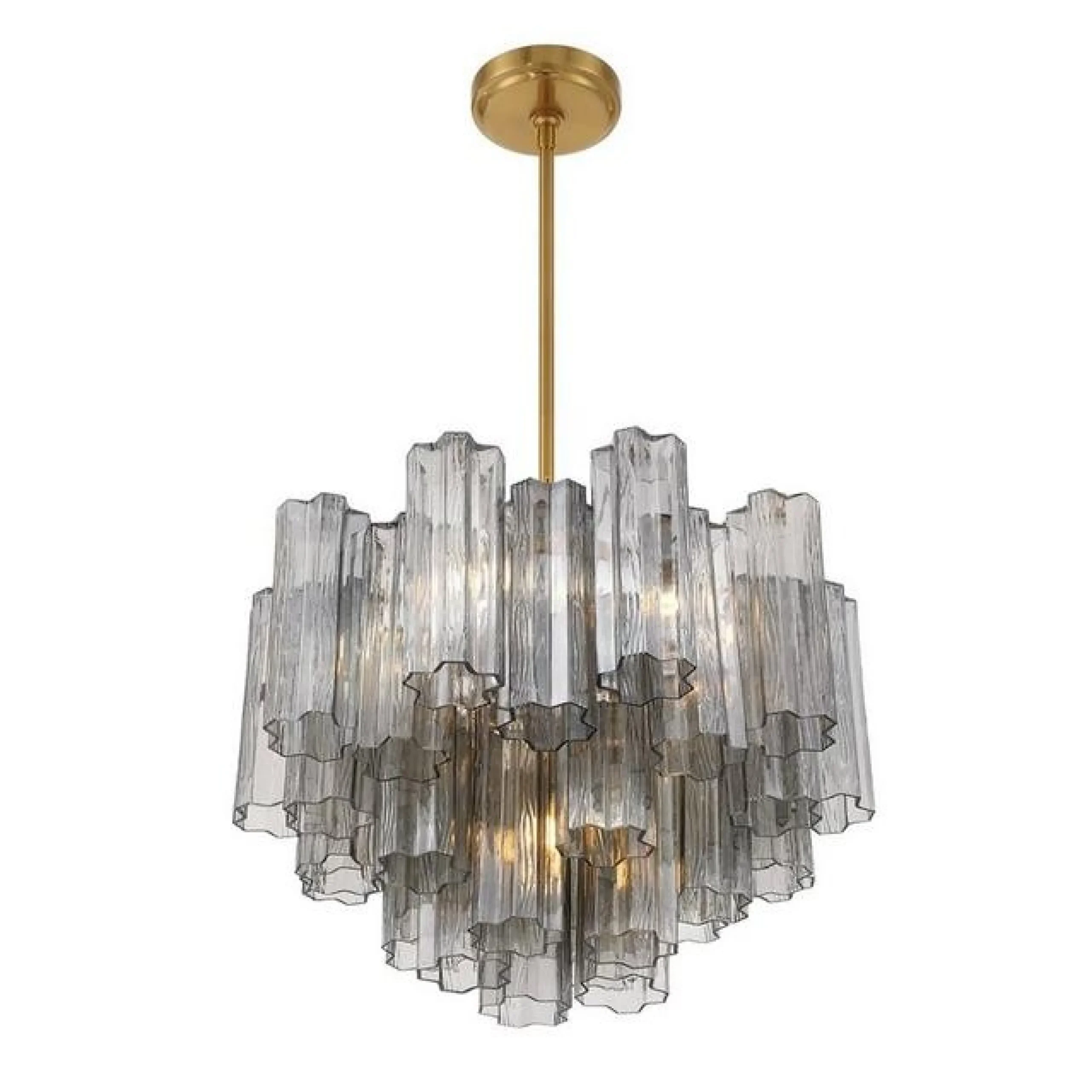 Imondo Chandelier - 6 Light - Smoke
