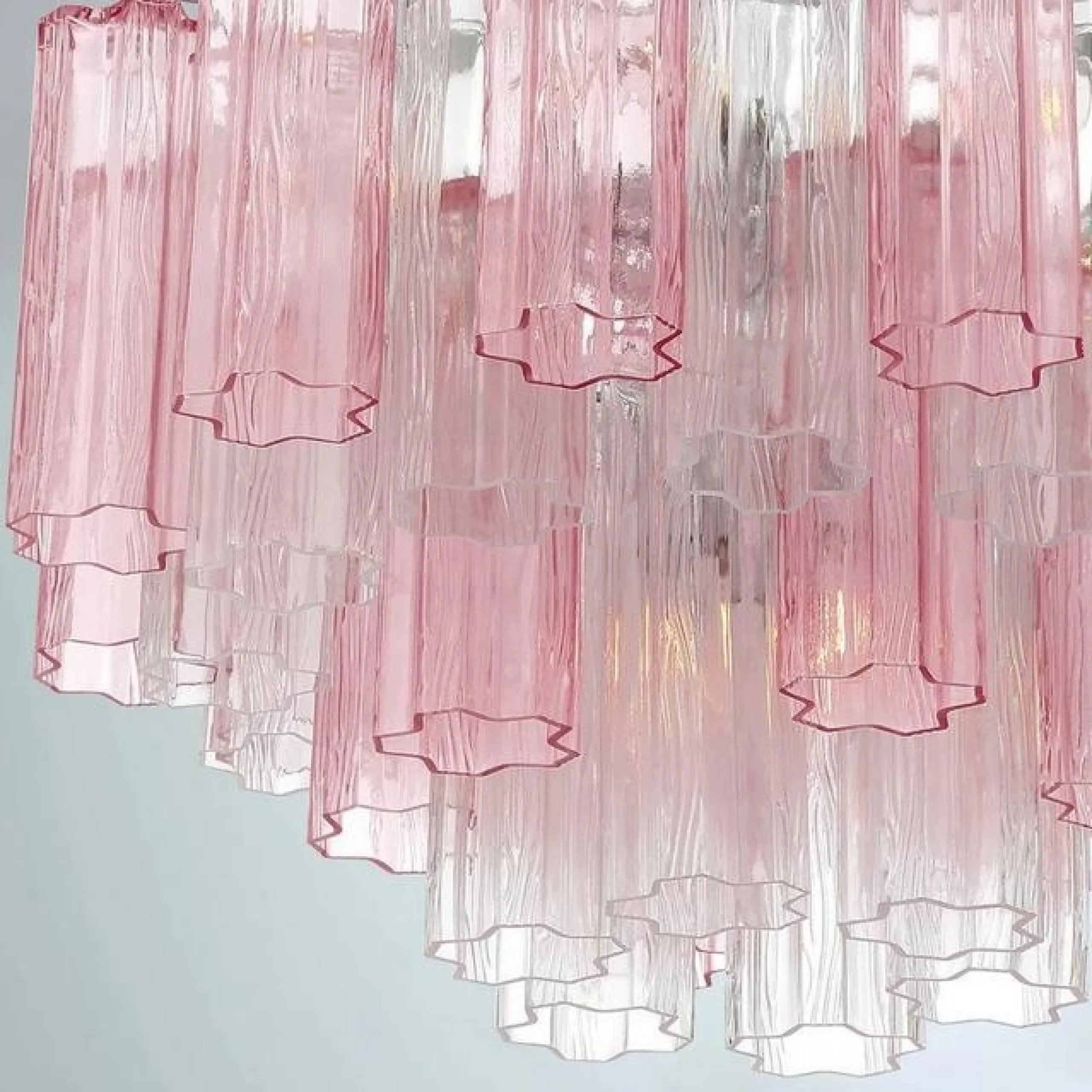 Imondo Chandelier - 6 Light - Pink
