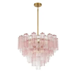 Imondo Chandelier - 12 Light - Pink
