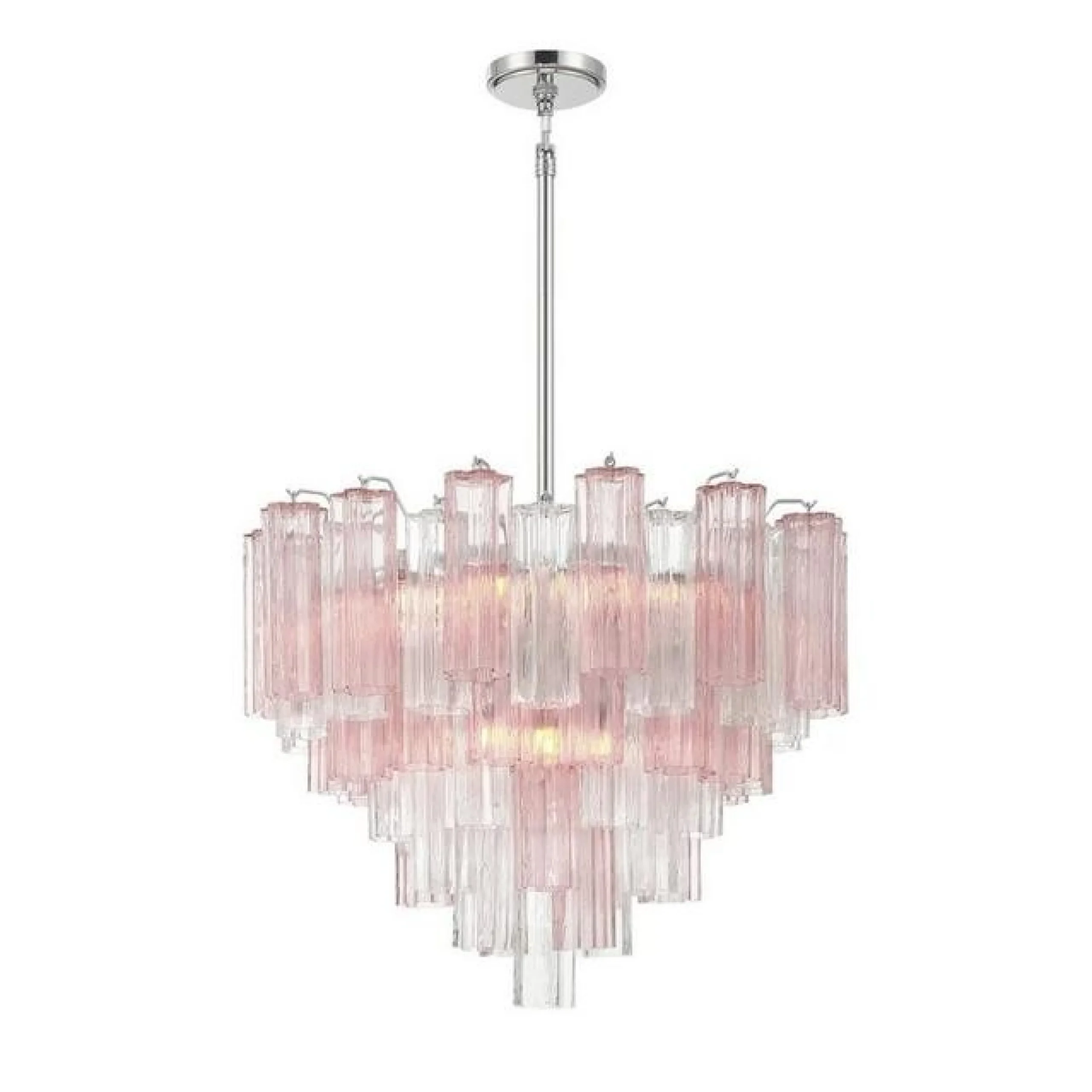 Imondo Chandelier - 12 Light - Pink