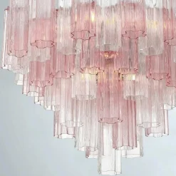 Imondo Chandelier - 12 Light - Pink