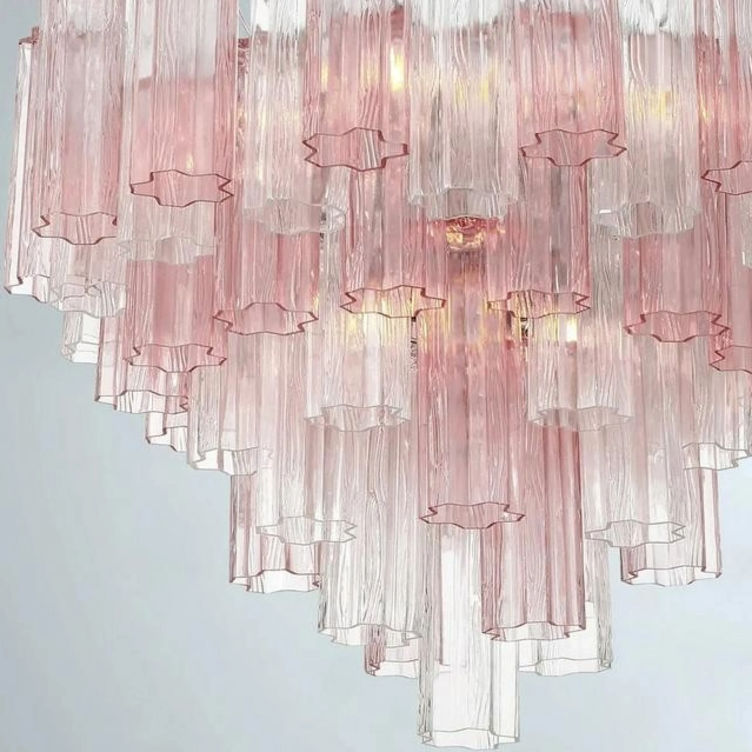 Imondo Chandelier - 12 Light - Pink