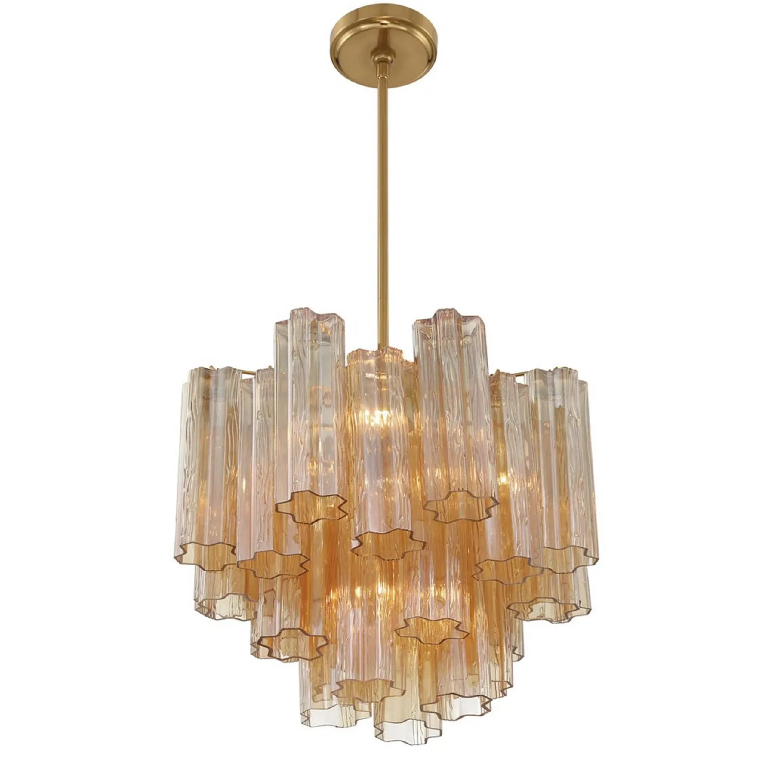 Imondo Chandelier - 4 Light - Amber