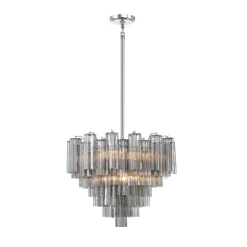 Imondo Chandelier - 12 Light - Smoke