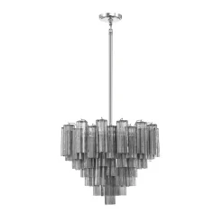 Imondo Chandelier - 12 Light - Smoke