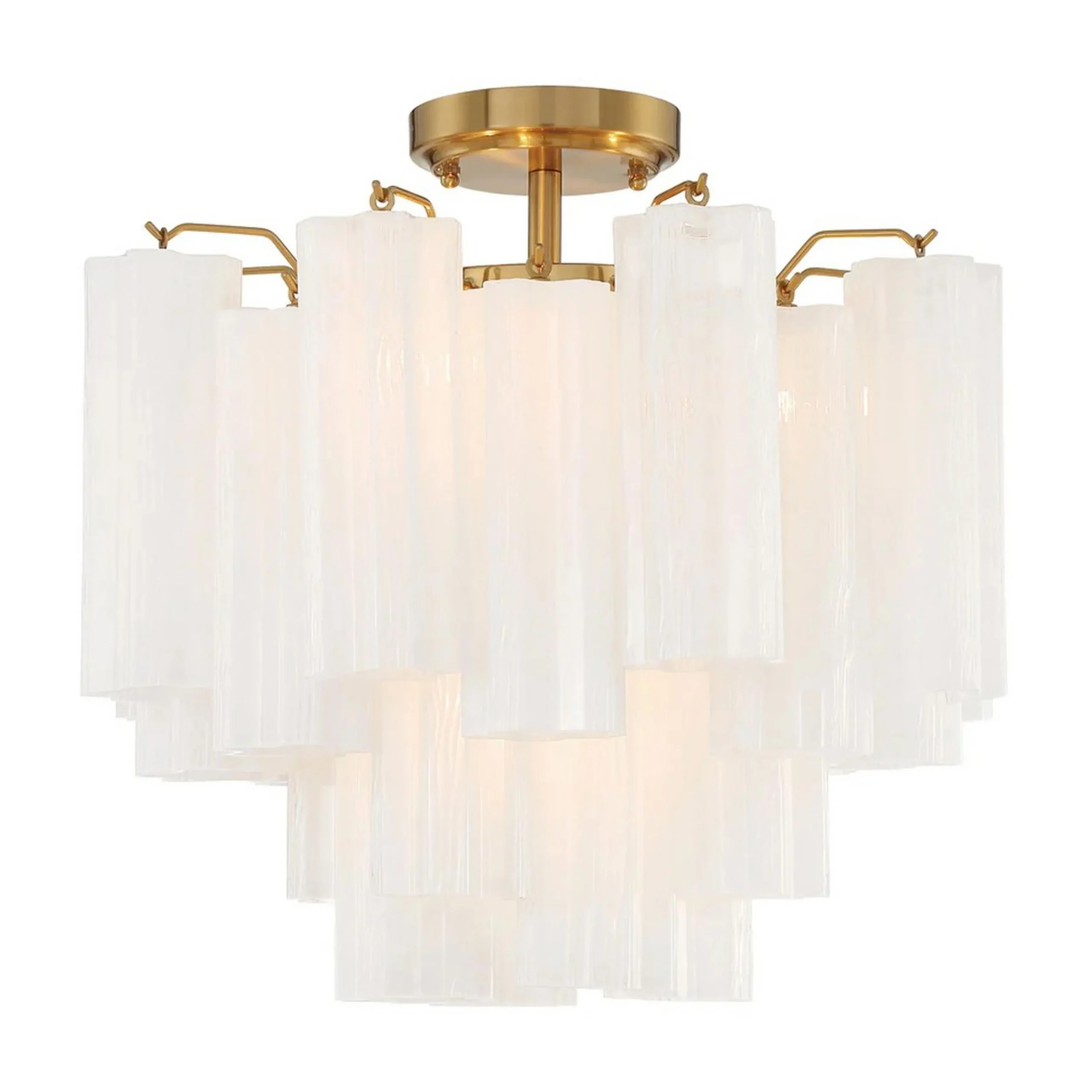 Imondo Semi-Flush Ceiling Light - White